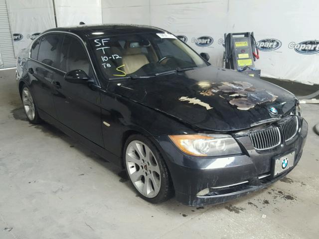 WBAVB73557PA87282 - 2007 BMW 335 BLACK photo 1