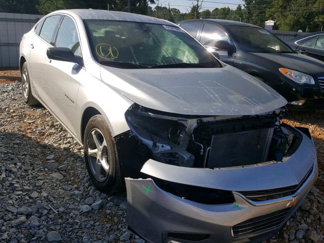 1G1ZB5ST4HF240630 - 2017 CHEVROLET MALIBU LS ვერცხლისფერი ფოტო 1