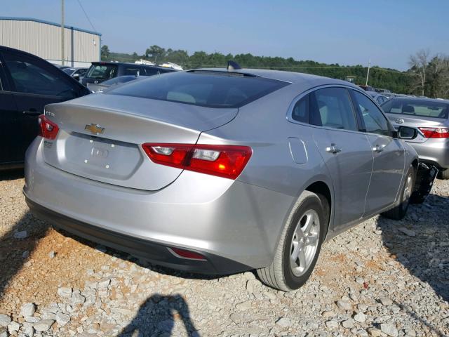 1G1ZB5ST4HF240630 - 2017 CHEVROLET MALIBU LS ვერცხლისფერი ფოტო 4