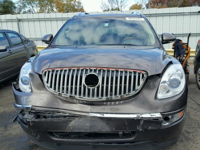 5GAEV23D69J159289 - 2009 BUICK ENCLAVE CX BROWN photo 9