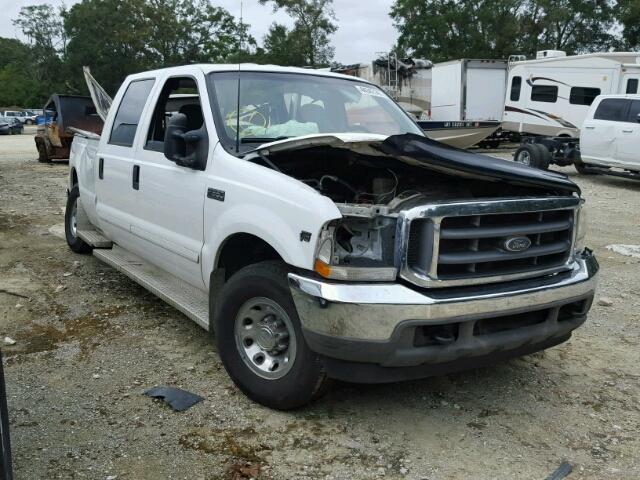 1FTSW30S52ED40065 - 2002 FORD F350 SRW S WHITE photo 1