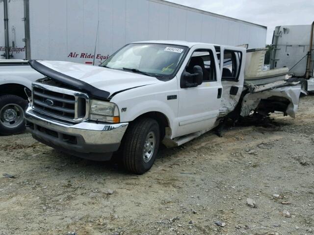 1FTSW30S52ED40065 - 2002 FORD F350 SRW S WHITE photo 2