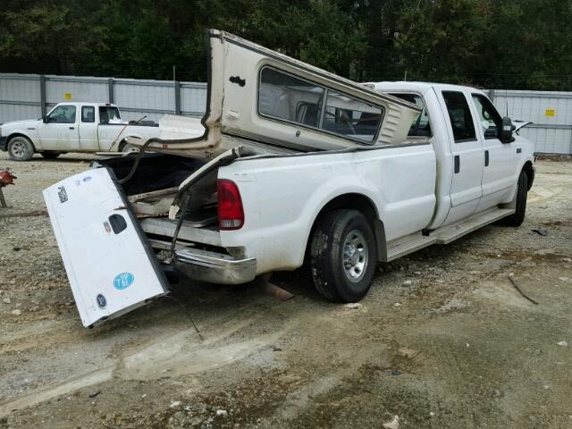 1FTSW30S52ED40065 - 2002 FORD F350 SRW S WHITE photo 4