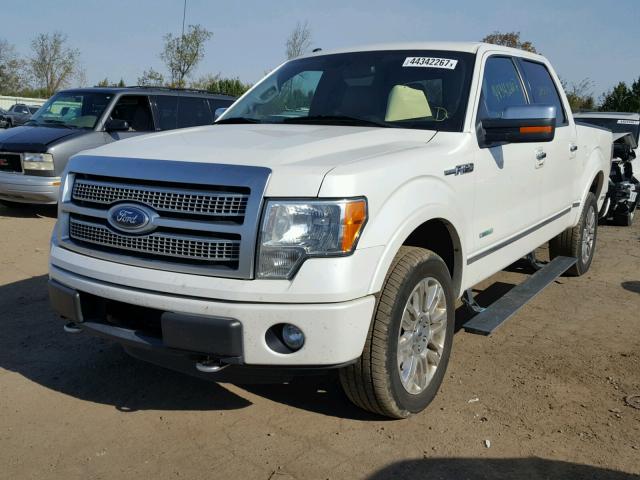 1FTFW1ETXCFA68969 - 2012 FORD F150 SUPER WHITE photo 2