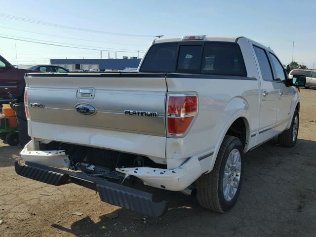 1FTFW1ETXCFA68969 - 2012 FORD F150 SUPER WHITE photo 4