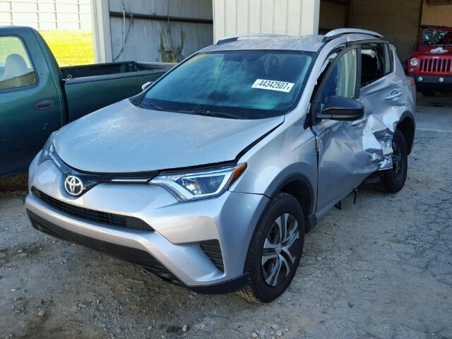 2T3ZFREV0GW294469 - 2016 TOYOTA RAV4 LE SILVER photo 2