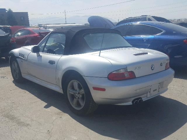 4USCH9344YLF87707 - 2000 BMW Z3 2.3 SILVER photo 3