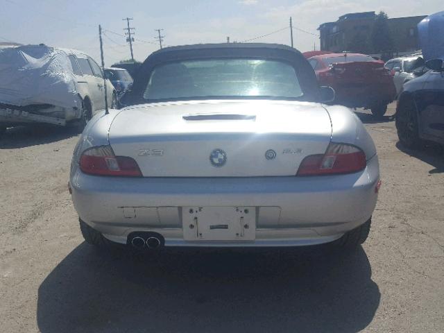 4USCH9344YLF87707 - 2000 BMW Z3 2.3 SILVER photo 6