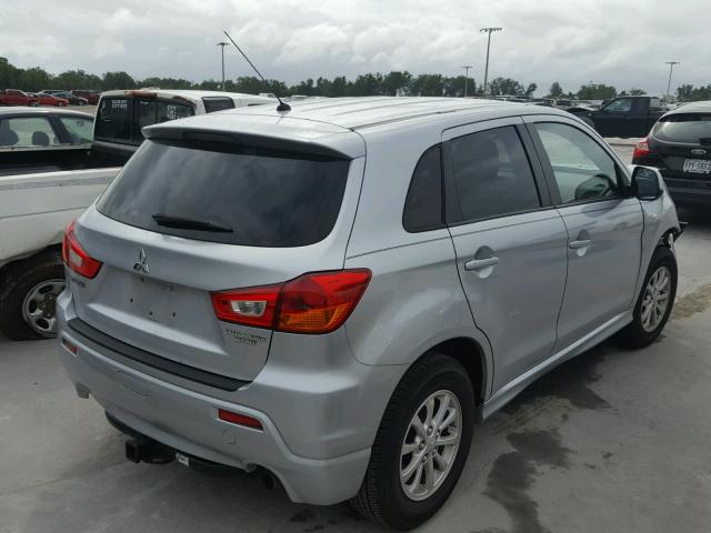 JA4AP3AU3BZ024465 - 2011 MITSUBISHI OUTLANDER SILVER photo 4