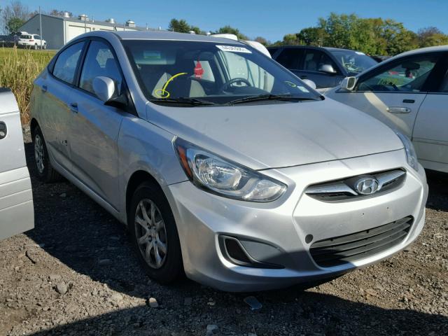 KMHCT4AE2EU607812 - 2014 HYUNDAI ACCENT GLS SILVER photo 1