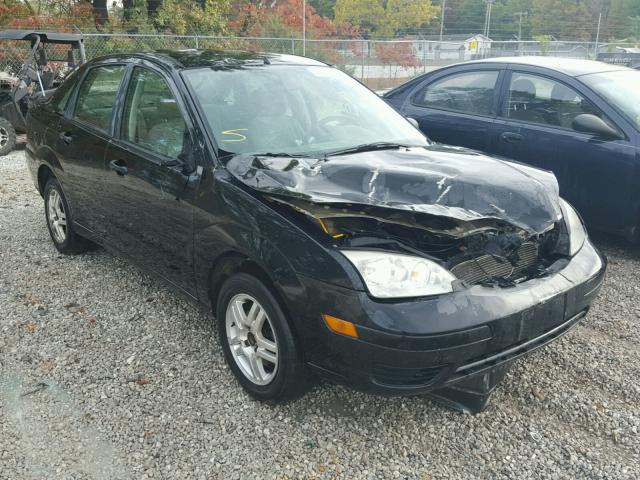 1FAFP34N87W240164 - 2007 FORD FOCUS BLACK photo 1