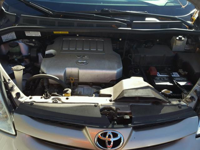 5TDZK23C49S269860 - 2009 TOYOTA SIENNA CE GOLD photo 7