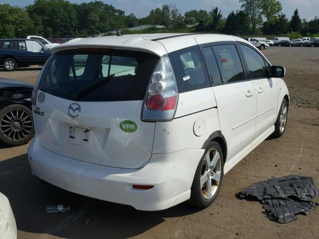 JM1CR293870151092 - 2007 MAZDA 5 WHITE photo 4