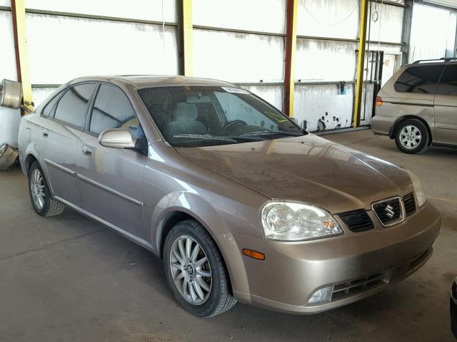 KL5JJ52Z44K015661 - 2004 SUZUKI FORENZA LX BROWN photo 1