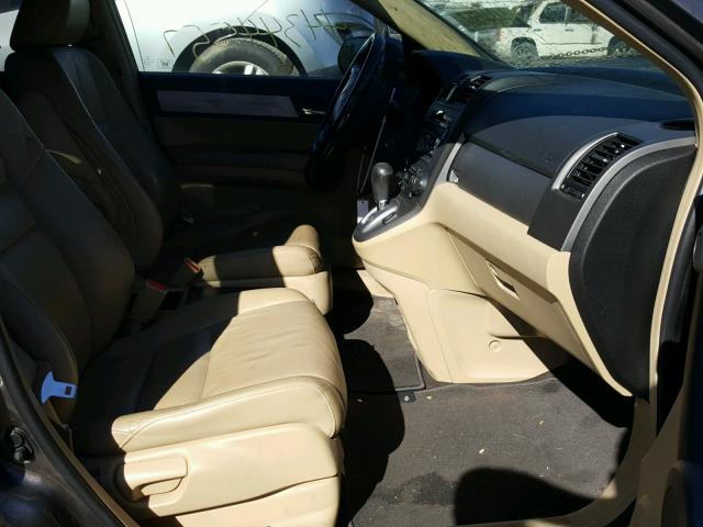 5J6RE4H79AL028584 - 2010 HONDA CR-V EXL BROWN photo 5