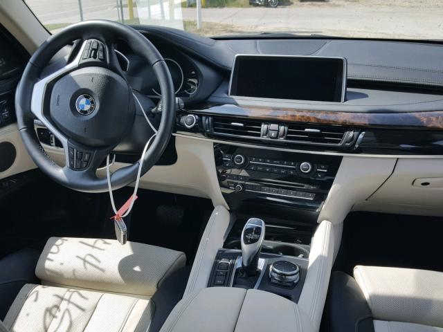 5UXKU2C50F0N76016 - 2015 BMW X6 XDRIVE3 GRAY photo 9