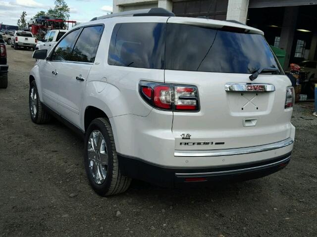 1GKKRSKD6HJ218819 - 2017 GMC ACADIA LIM WHITE photo 3