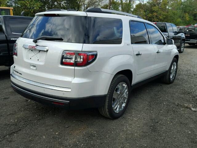 1GKKRSKD6HJ218819 - 2017 GMC ACADIA LIM WHITE photo 4