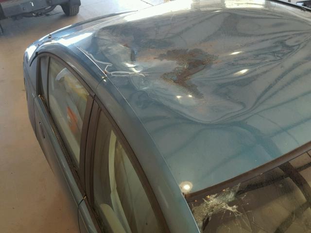 1G8AJ52F35Z162122 - 2005 SATURN ION LEVEL GREEN photo 9