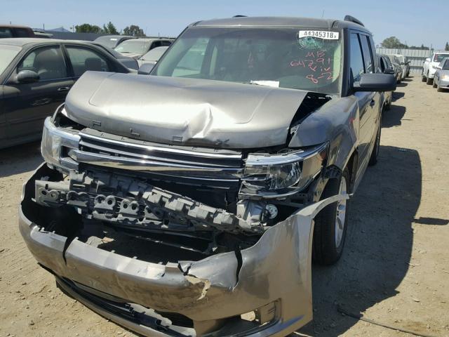 2FMGK5B84DBD23816 - 2013 FORD FLEX SE GOLD photo 2