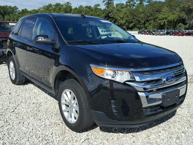 2FMDK3GC9EBA65346 - 2014 FORD EDGE BLACK photo 1