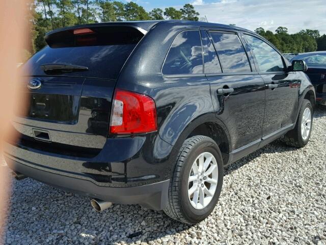2FMDK3GC9EBA65346 - 2014 FORD EDGE Чорний фото 4