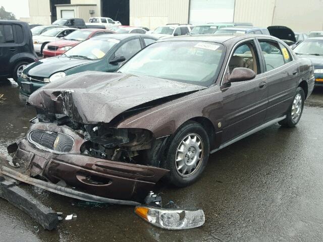 1G4HR54K91U234743 - 2001 BUICK LESABRE LI MAROON photo 2