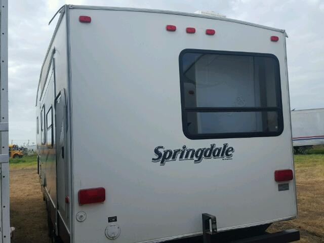 4YDF28421D3100124 - 2013 KEYSTONE SPRINGDALE WHITE photo 3