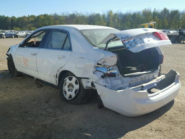 1HGCM56485A196958 - 2005 HONDA ACCORD WHITE photo 3