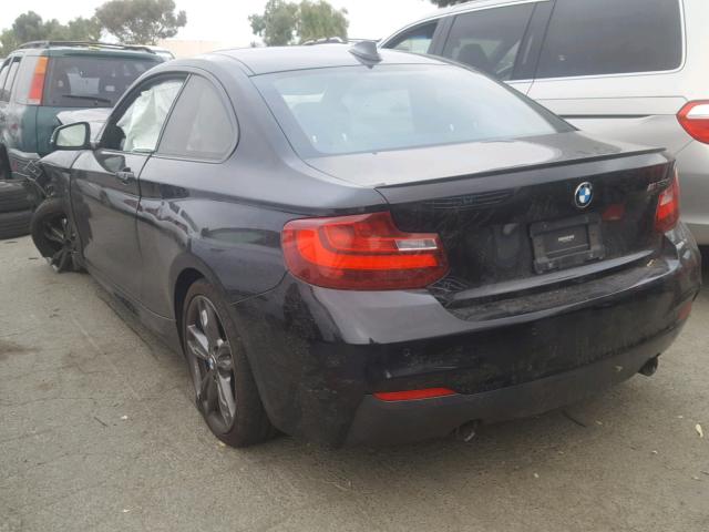 WBA1J7C5XEVX33696 - 2014 BMW M235I BLACK photo 3