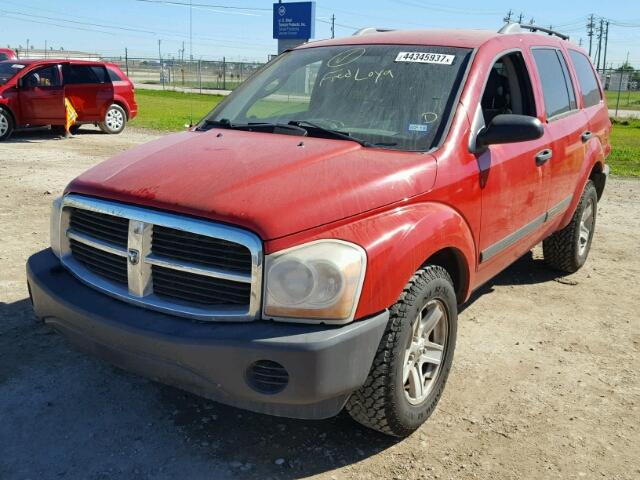 1D4HD38K36F166696 - 2006 DODGE DURANGO SX RED photo 2