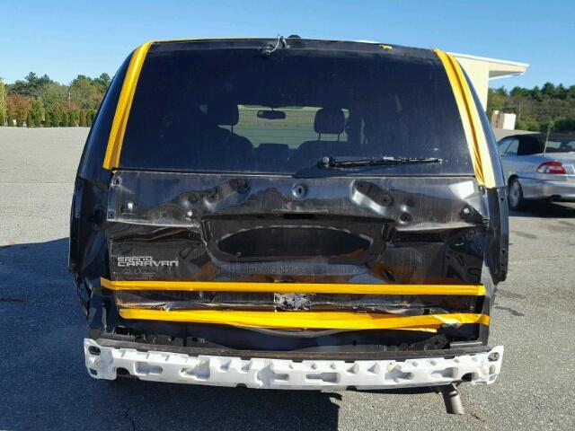 2C4RDGCG5FR652110 - 2015 DODGE GRAND CARA BLACK photo 9