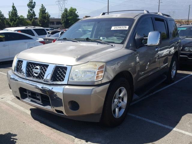 5N1AA08A06N716810 - 2006 NISSAN ARMADA SE GOLD photo 2