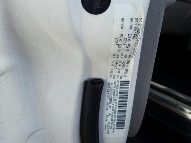 1J8HG58P57C587228 - 2007 JEEP COMMANDER WHITE photo 10