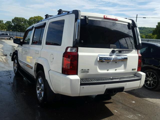 1J8HG58P57C587228 - 2007 JEEP COMMANDER WHITE photo 3