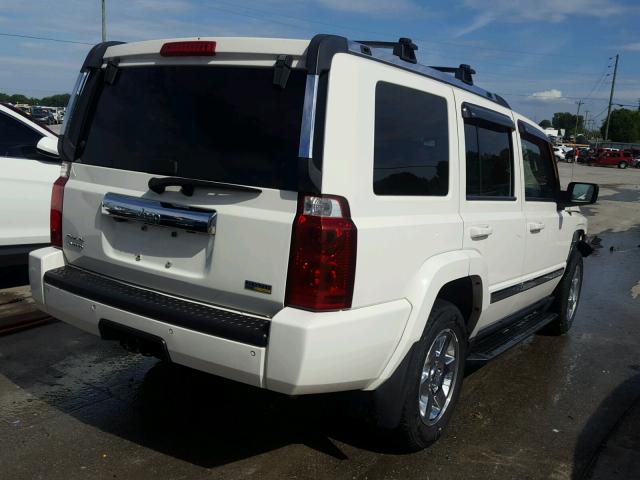 1J8HG58P57C587228 - 2007 JEEP COMMANDER WHITE photo 4