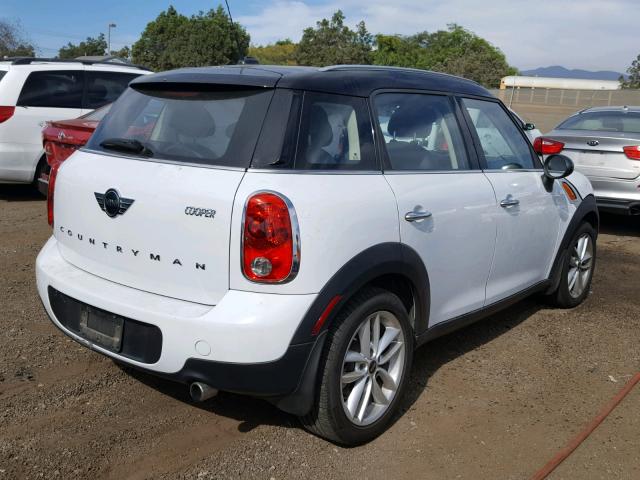 WMWZB3C54EWR36926 - 2014 MINI COOPER COU WHITE photo 4