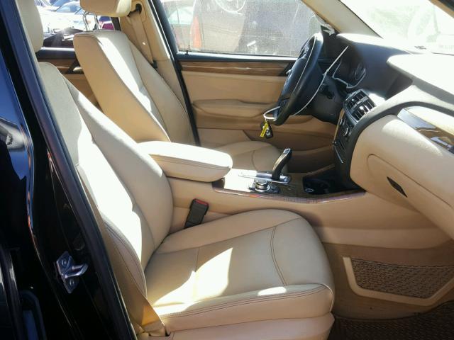 5UXWX9C55DL874171 - 2013 BMW X3 XDRIVE2 Черный фото 5