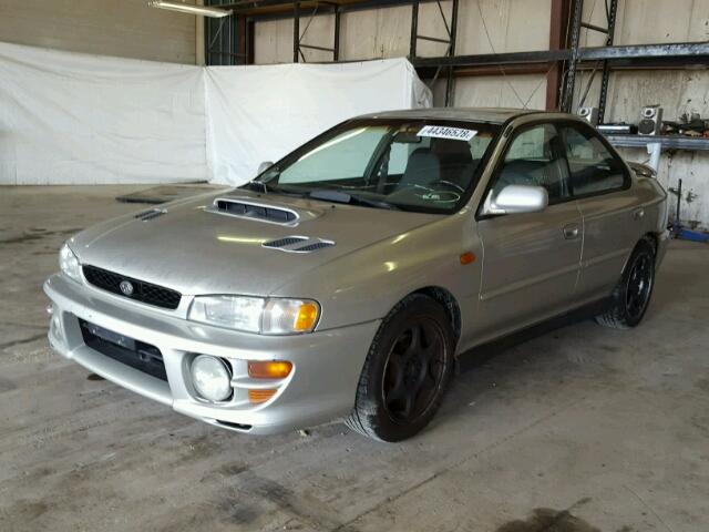 JF1GC6759YH502776 - 2000 SUBARU IMPREZA RS SILVER photo 2