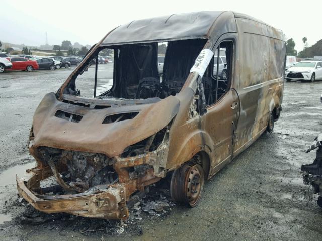 1FTNR2CG7FKB04742 - 2015 FORD TRANSIT T- BURN photo 2