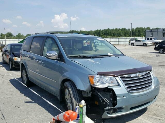 2A8HR64X98R631598 - 2008 CHRYSLER TOWN & COU GREEN photo 1