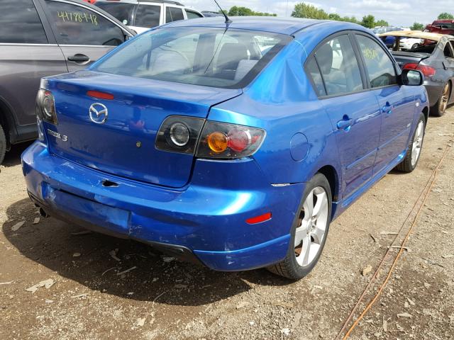 JM1BK323441199226 - 2004 MAZDA 3 S BLUE photo 4