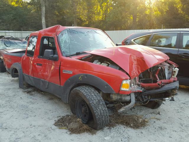 1FTZR45E76PA40066 - 2006 FORD RANGER SUP RED photo 1