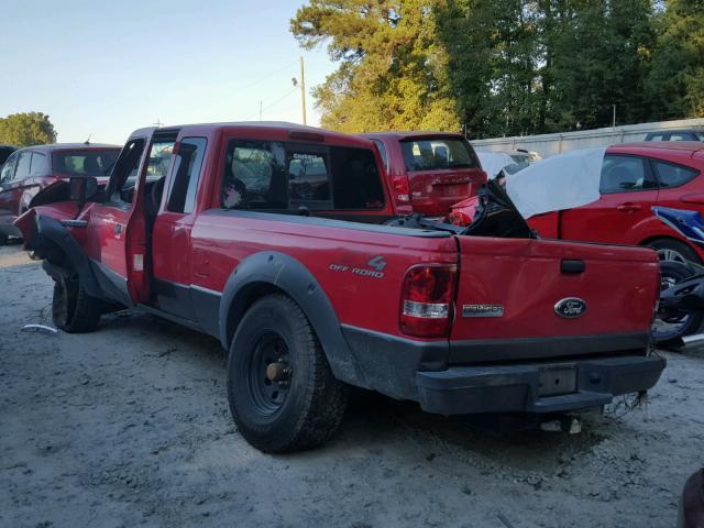 1FTZR45E76PA40066 - 2006 FORD RANGER SUP RED photo 3
