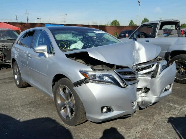 4T3ZK3BB8DU061616 - 2013 TOYOTA VENZA LE SILVER photo 1