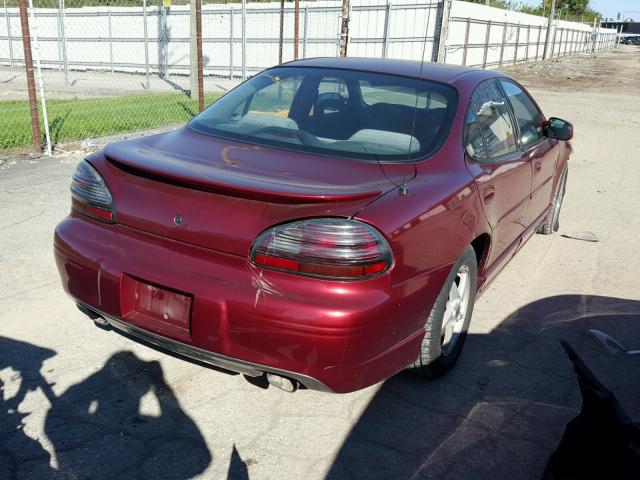 1G2WP52K9YF225757 - 2000 PONTIAC GRAND PRIX MAROON photo 4