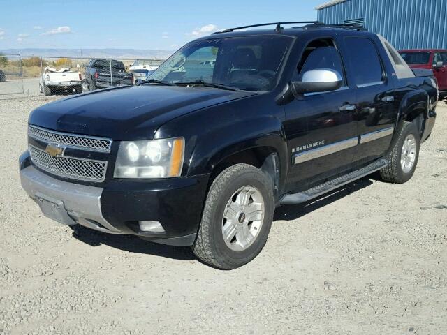 3GNFK12328G253238 - 2008 CHEVROLET AVALANCHE BLACK photo 2