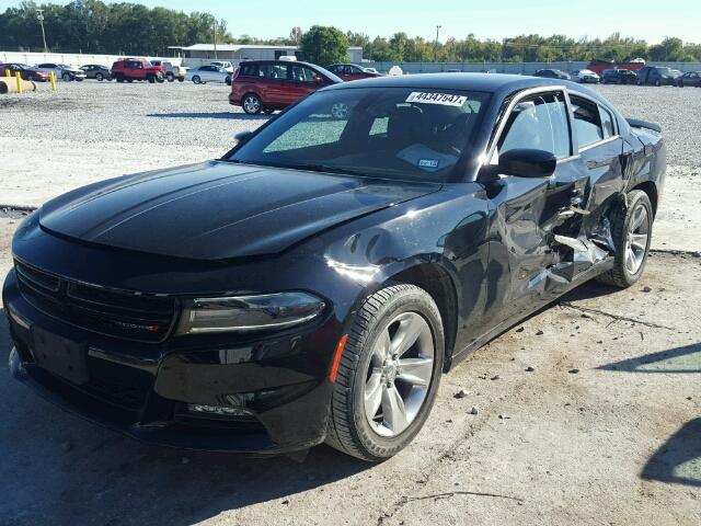 2C3CDXHG0GH115154 - 2016 DODGE CHARGER SX BLACK photo 2