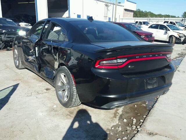 2C3CDXHG0GH115154 - 2016 DODGE CHARGER SX BLACK photo 3