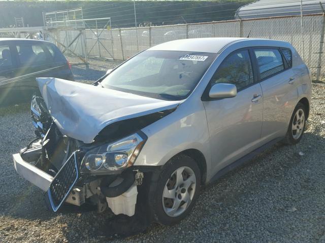 5Y2SP67859Z464039 - 2009 PONTIAC VIBE SILVER photo 2